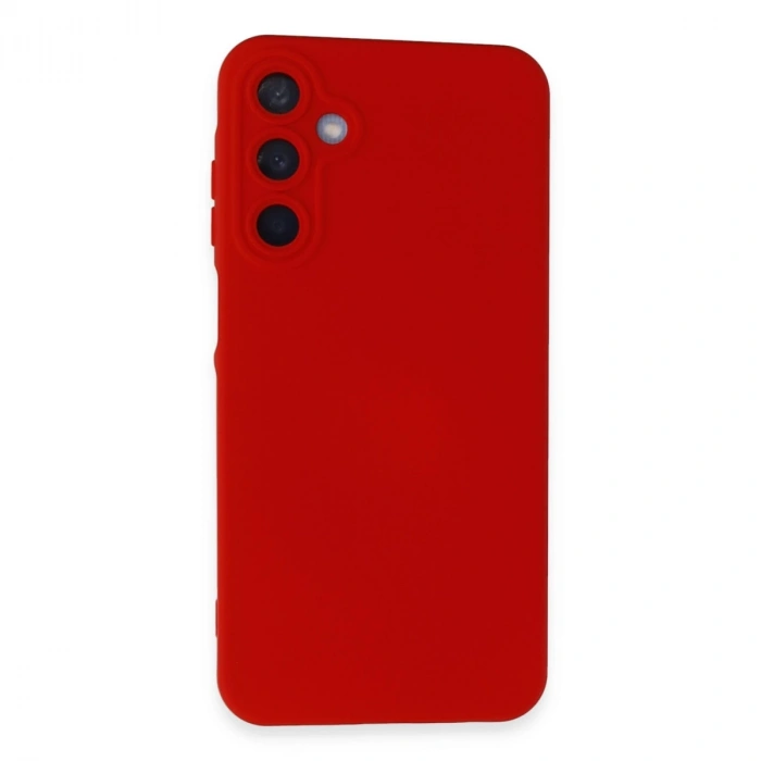 Samsung Galaxy A15 4g Kılıf Nano İçi Kadife Silikon - Kırmızı