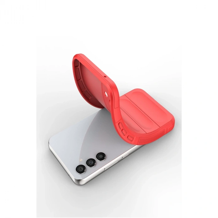 Samsung Galaxy A15 4g Kılıf Optimum Silikon - Kırmızı