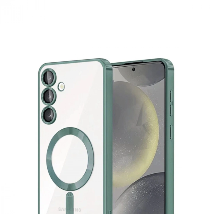 Samsung Galaxy A15 4g Kross Magneticsafe Kapak - Koyu Yeşil