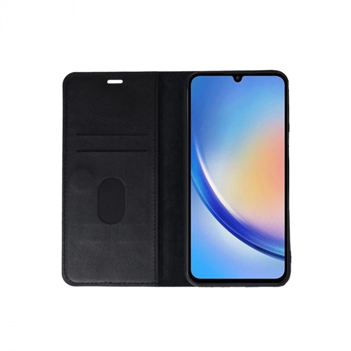 Samsung Galaxy A24 4g Kılıf Trend S Plus Kapaklı Kılıf - Siyah