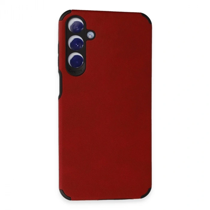 Samsung Galaxy A25 5g Kılıf Loop Deri Silikon - Kırmızı