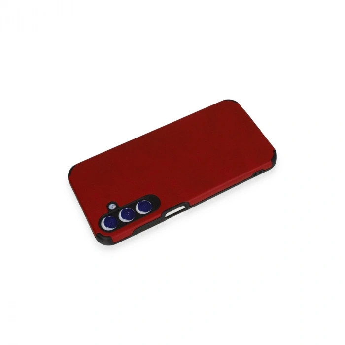 Samsung Galaxy A25 5g Kılıf Loop Deri Silikon - Kırmızı