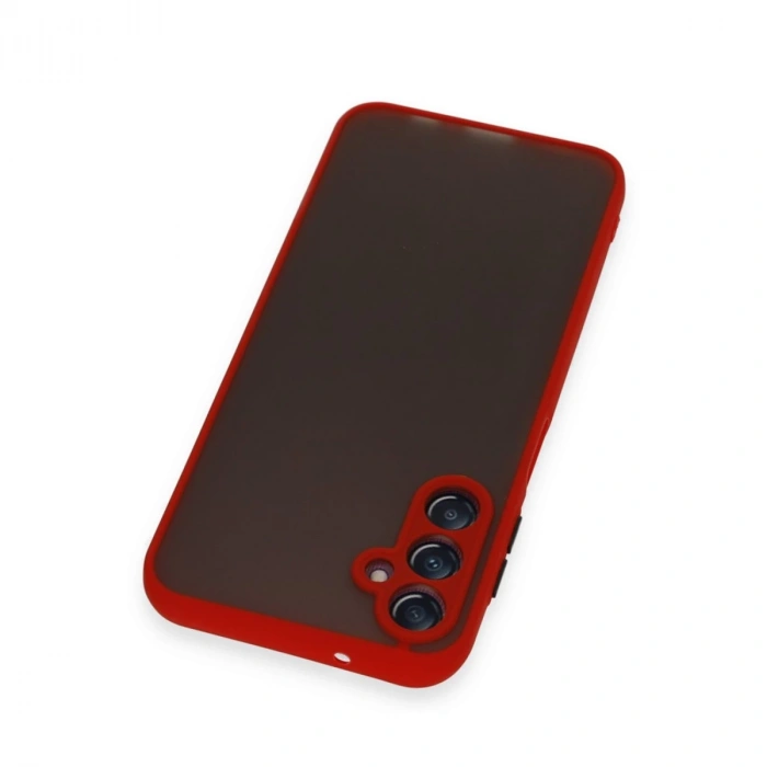 Samsung Galaxy A25 5g Kılıf Montreal Silikon Kapak - Kırmızı