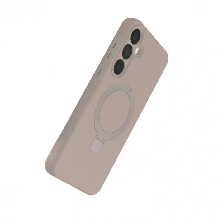 Samsung Galaxy A25 5g Regal Magsafe Standlı Kapak - Çöl Titanyum