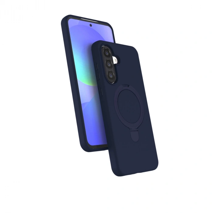 Samsung Galaxy A26 Regal Magsafe Standlı Kapak - Lacivert