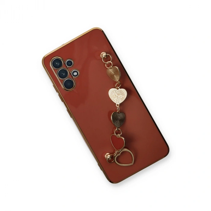 Samsung Galaxy A32 Kılıf Esila Silikon - Kırmızı