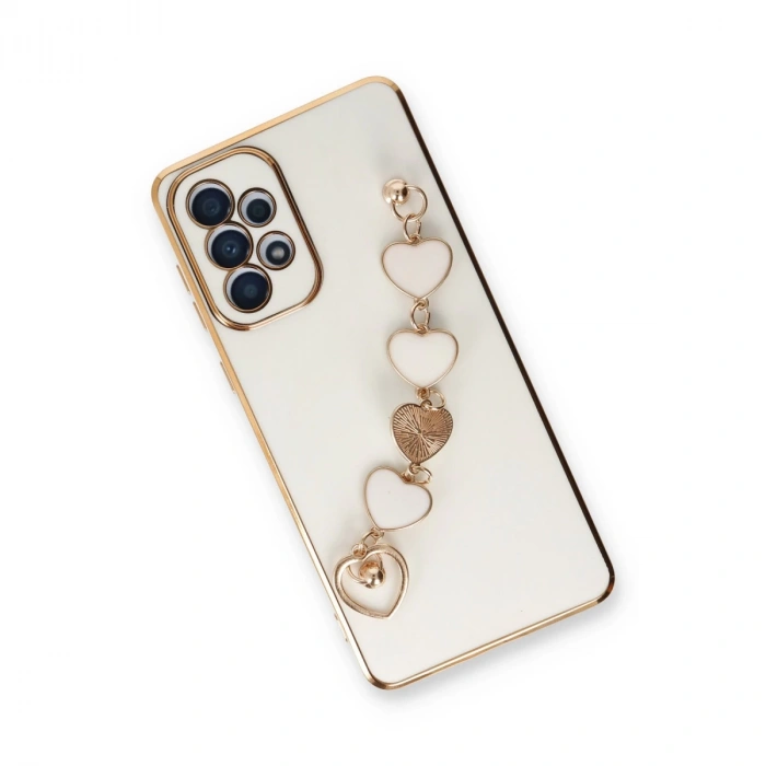 Samsung Galaxy A33 5g Kılıf Esila Silikon - Beyaz