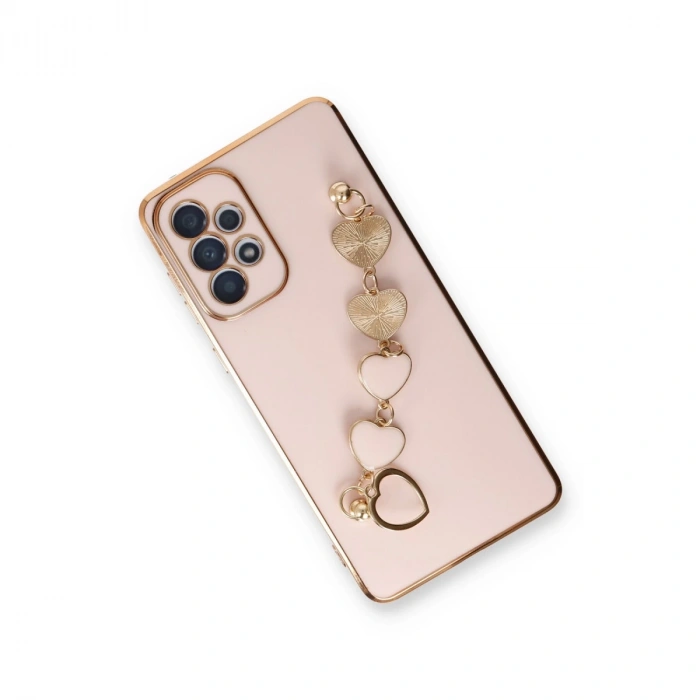 Samsung Galaxy A33 5g Kılıf Esila Silikon - Pudra