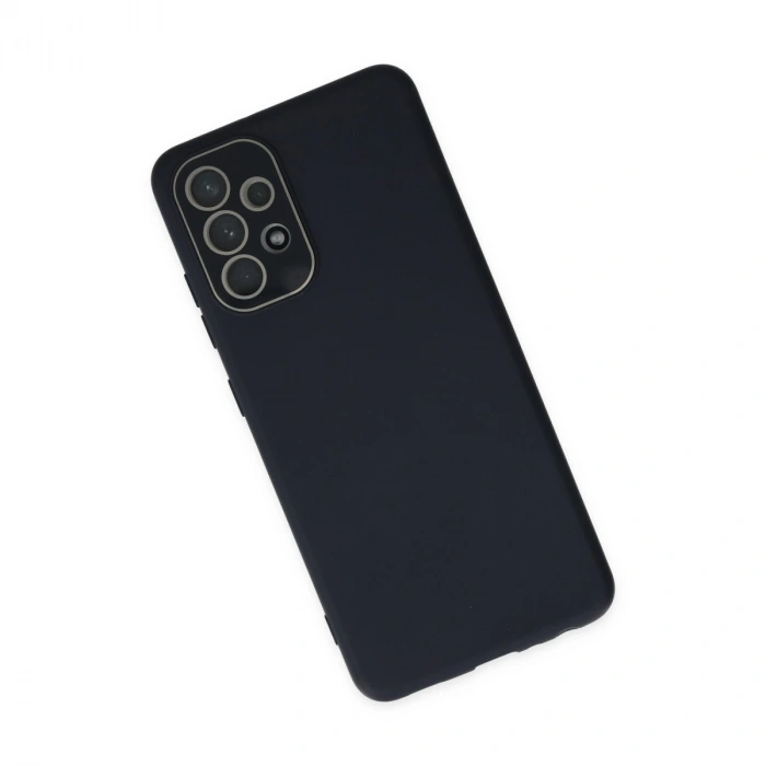 Samsung Galaxy A33 5g Kılıf Lansman Glass Kapak - Lacivert