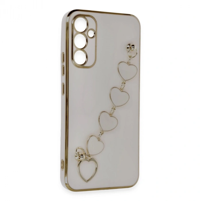 Samsung Galaxy A34 5g Kılıf Esila Silikon - Pudra