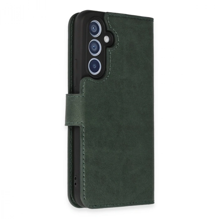 Samsung Galaxy A34 5g Kılıf Trend S Plus Kapaklı Kılıf - Yeşil