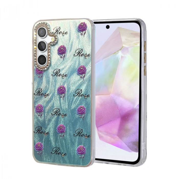 Samsung Galaxy A35 5g Kılıf Blade Aynalı Desenli Kapak - Desen 9