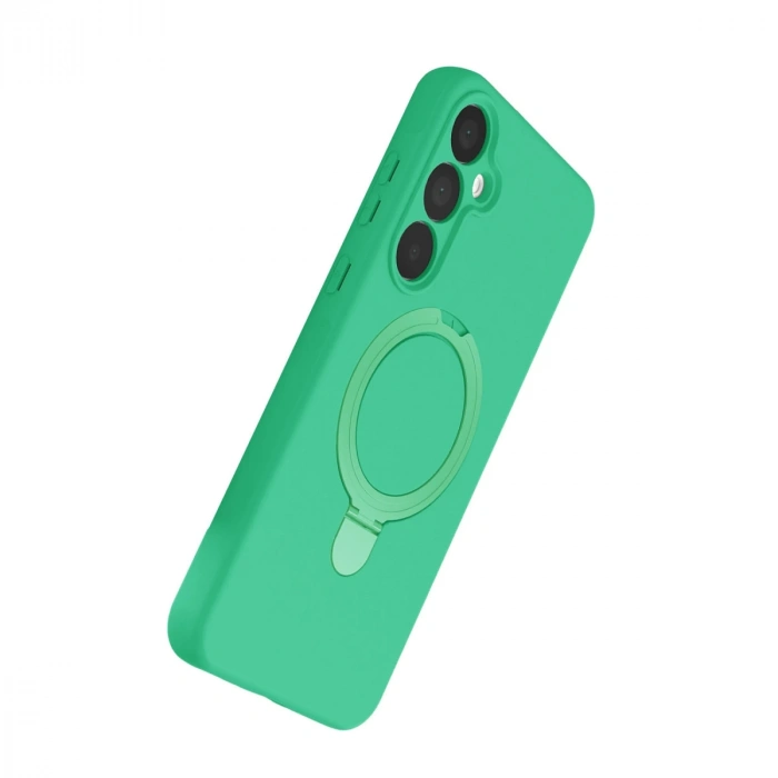 Samsung Galaxy A35 5g Regal Magsafe Standlı Kapak - Yeşil