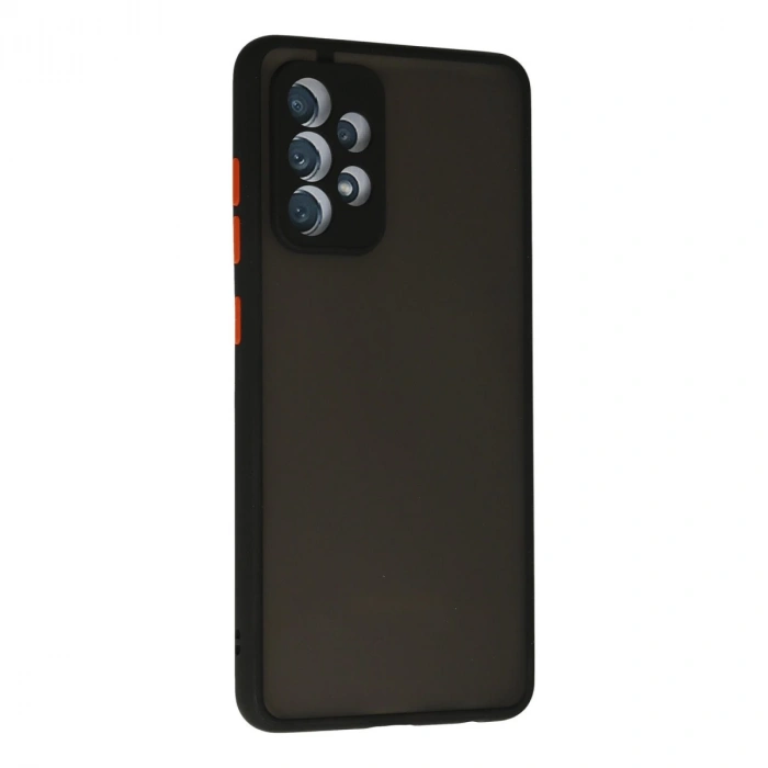 Samsung Galaxy A52 Kılıf Montreal Silikon Kapak - Siyah