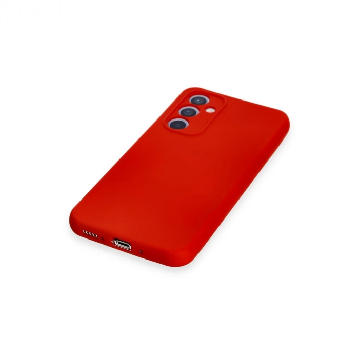 Samsung Galaxy A54 5g Kılıf Nano İçi Kadife Silikon - Kırmızı