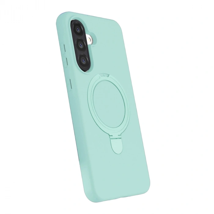 Samsung Galaxy A56 Regal Magsafe Standlı Kapak - Su Yeşili