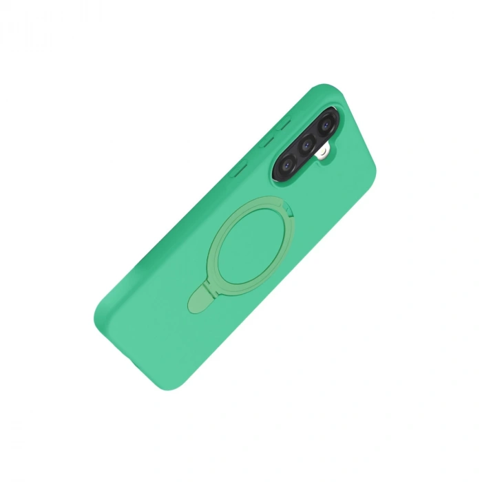 Samsung Galaxy A56 Regal Magsafe Standlı Kapak - Yeşil