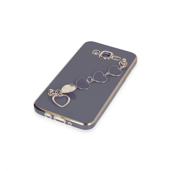 Samsung Galaxy J7 Kılıf Esila Silikon - Gri