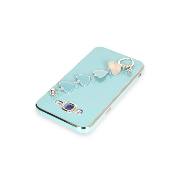 Samsung Galaxy J7 Kılıf Esila Silikon - Su Yeşili