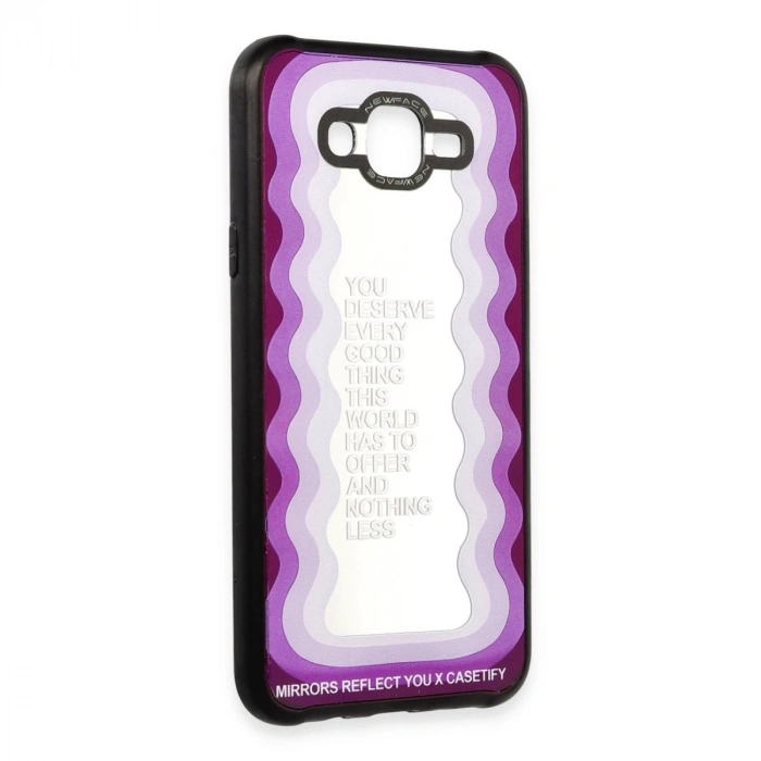 Samsung Galaxy J7 Kılıf Mirror Desenli Kapak - Mirror - 5