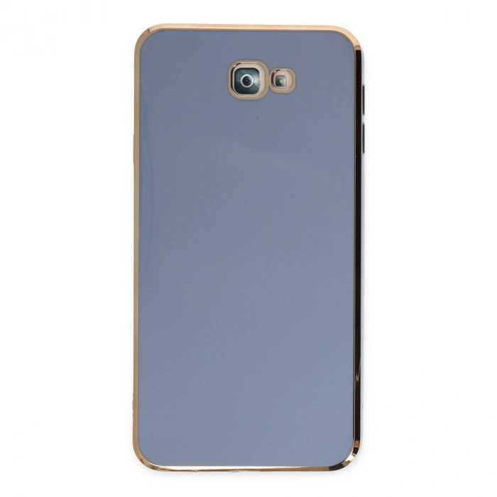 Samsung Galaxy J7 Prime Kılıf Volet Silikon - Mavi