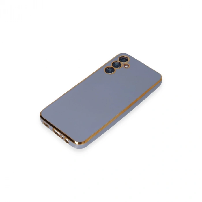 Samsung Galaxy M14 5g Kılıf Volet Silikon - Mavi