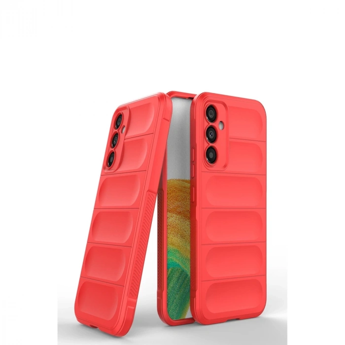 Samsung Galaxy M34 5g Kılıf Optimum Silikon - Kırmızı