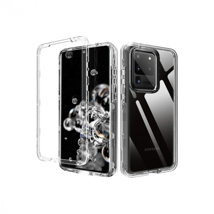 Samsung Galaxy S20 Plus Kılıf Lüx Şeffaf Silikon