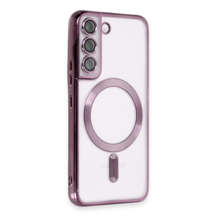 Samsung Galaxy S22 Kılıf Kross Magneticsafe Kapak - Mor