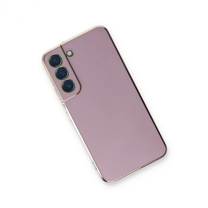 Samsung Galaxy S22 Plus Kılıf Volet Silikon - Mor
