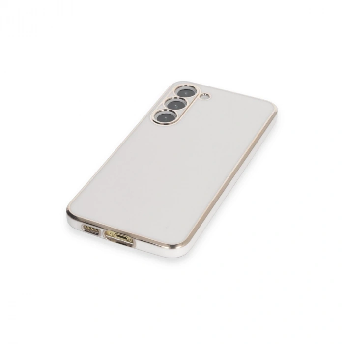 Samsung Galaxy S23 Plus Kılıf Volet Silikon - Beyaz