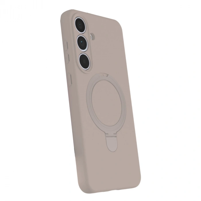 Samsung Galaxy S24 Fe Regal Magsafe Standlı Kapak - Çöl Titanyum