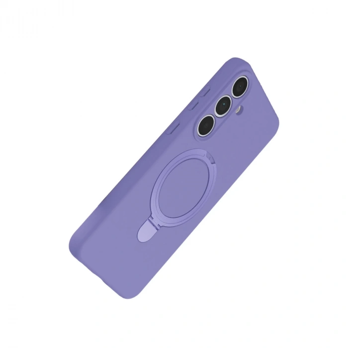 Samsung Galaxy S24 Fe Regal Magsafe Standlı Kapak - Lila