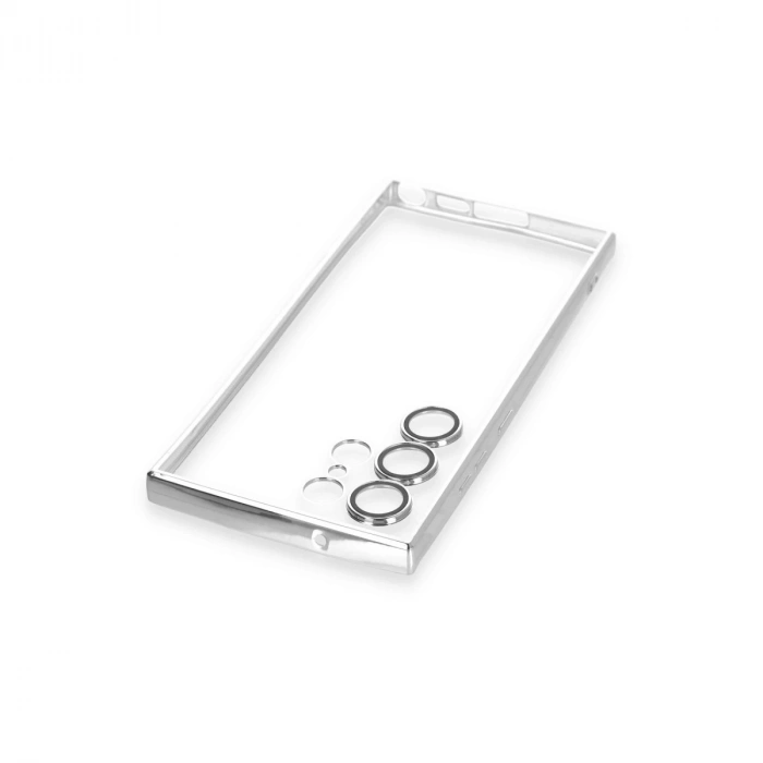 Samsung Galaxy S24 Ultra Kılıf Razer Lensli Silikon - Mor