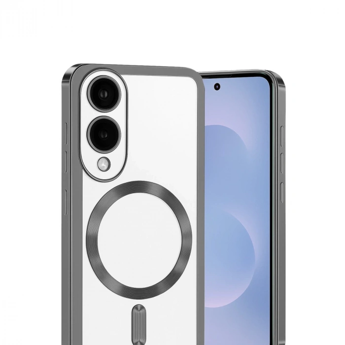 Samsung Galaxy S25 Edge Kross Magneticsafe Kapak - Titan Gri