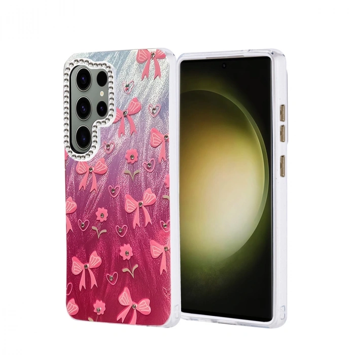 Samsung Galaxy S25 Ultra Kılıf Blade Aynalı Desenli Kapak - Desen 3