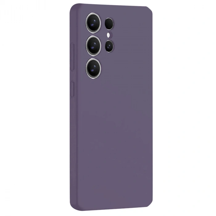 Samsung Galaxy S25 Ultra Kılıf Nano İçi Kadife Silikon - Mor