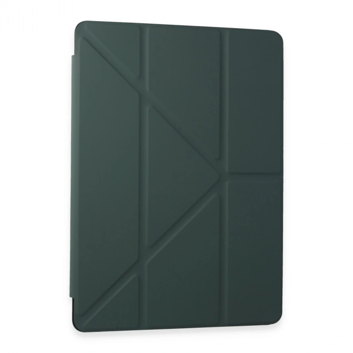 Samsung Galaxy Tab A9 Plus Kılıf Kalemlikli Mars Tablet Kılıfı - Koyu Yeşil