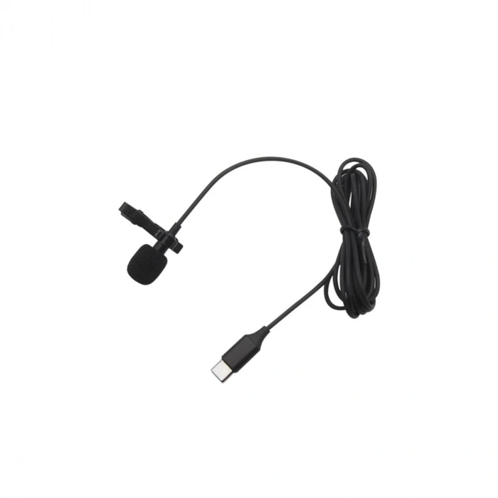 Type-c 2 Metre Double Mikrofon - Siyah