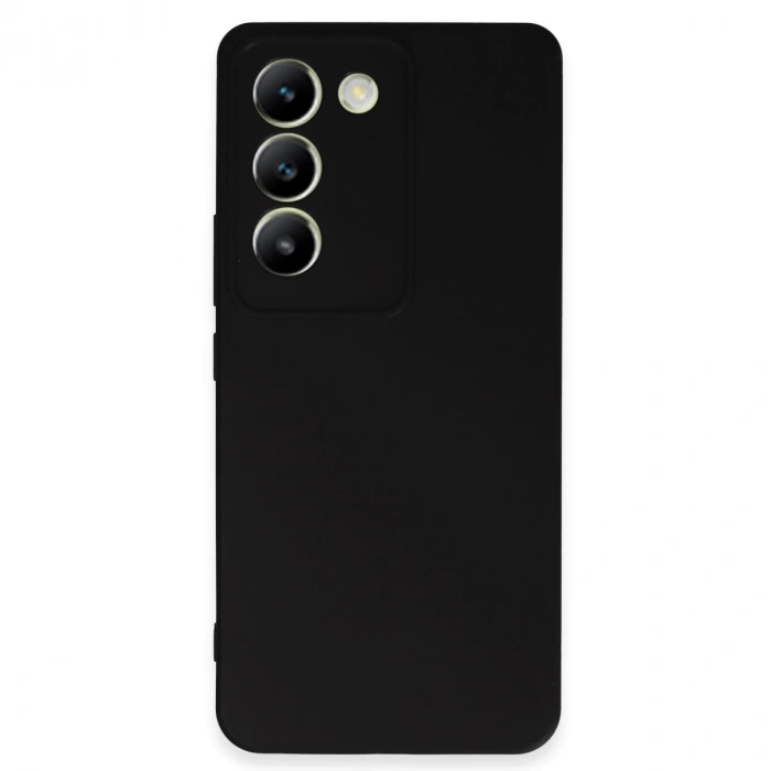 Vivo V30 Lite 4g Kılıf First Silikon - Siyah