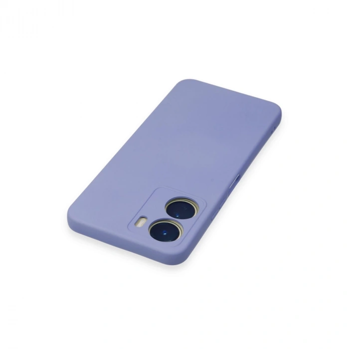 Vivo Y16 Kılıf Nano İçi Kadife Silikon - Lila