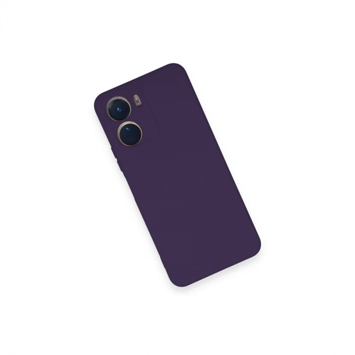 Vivo Y16 Kılıf Nano İçi Kadife Silikon - Mor