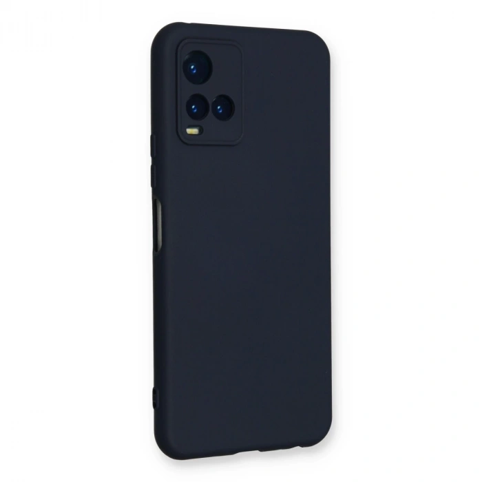 Vivo Y21s Kılıf Nano İçi Kadife Silikon - Lacivert