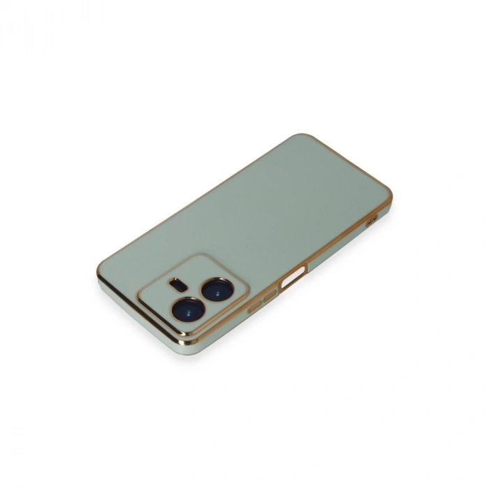 Vivo Y22 2022 Kılıf Volet Silikon - Açık Yeşil
