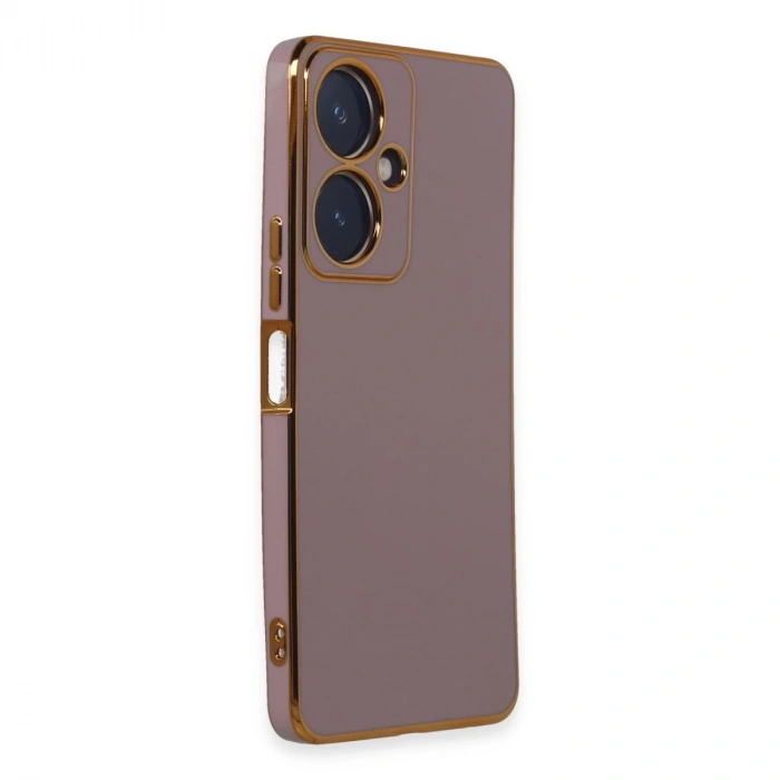 Vivo Y27 Kılıf Volet Silikon - Mor