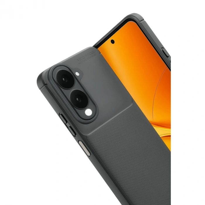 Vivo Y29s Auto Focus Karbon Kapak - Gri