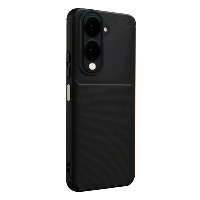 Vivo Y29s Auto Focus Karbon Kapak - Siyah