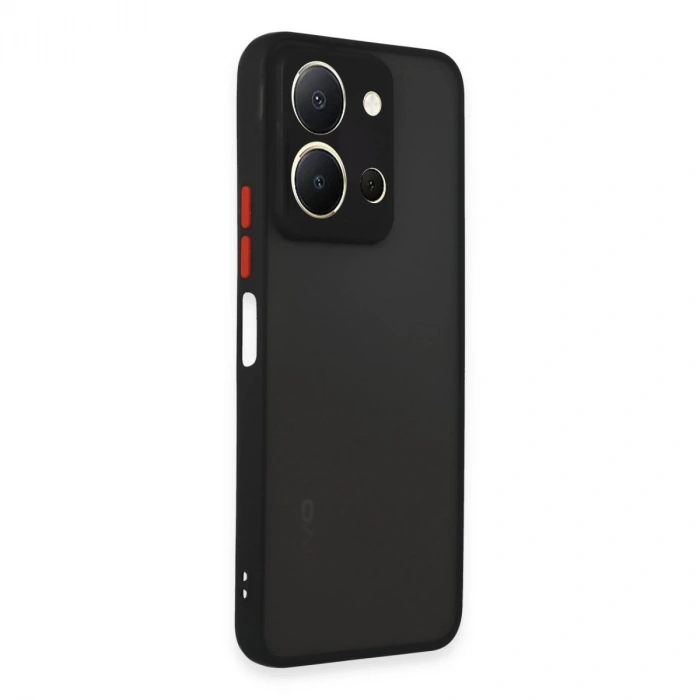 Vivo Y36 Kılıf Montreal Silikon Kapak - Siyah