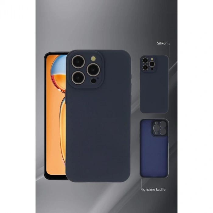 Vivo Y36 Kılıf Nano İçi Kadife Silikon - Pudra