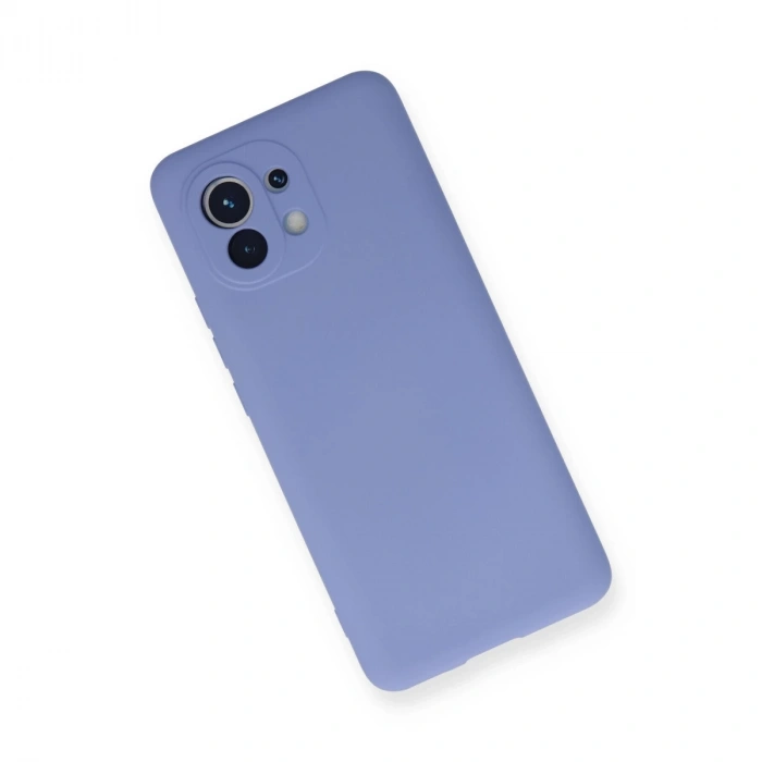 Xiaomi Mi 11 Kılıf Nano İçi Kadife Silikon - Lila